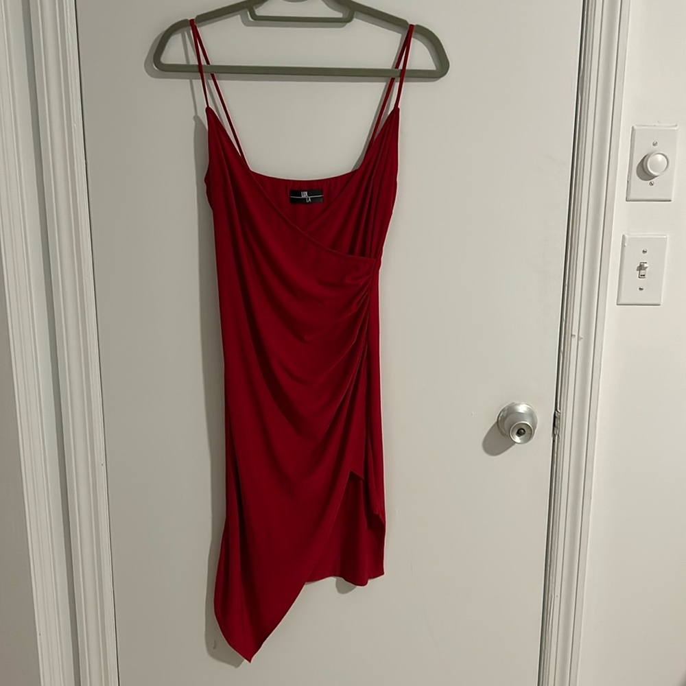 Sexy Red Midi Dress (S)